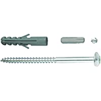 GAH-Alberts - Juego de tornillos para fijación de rejas de ventanas (galvanizados- 4 unidades)